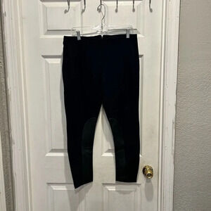 J. Crew Navy Riding Pants Jodhpurs Inner Leather Knee Patch Size‎ 14 Equestrian